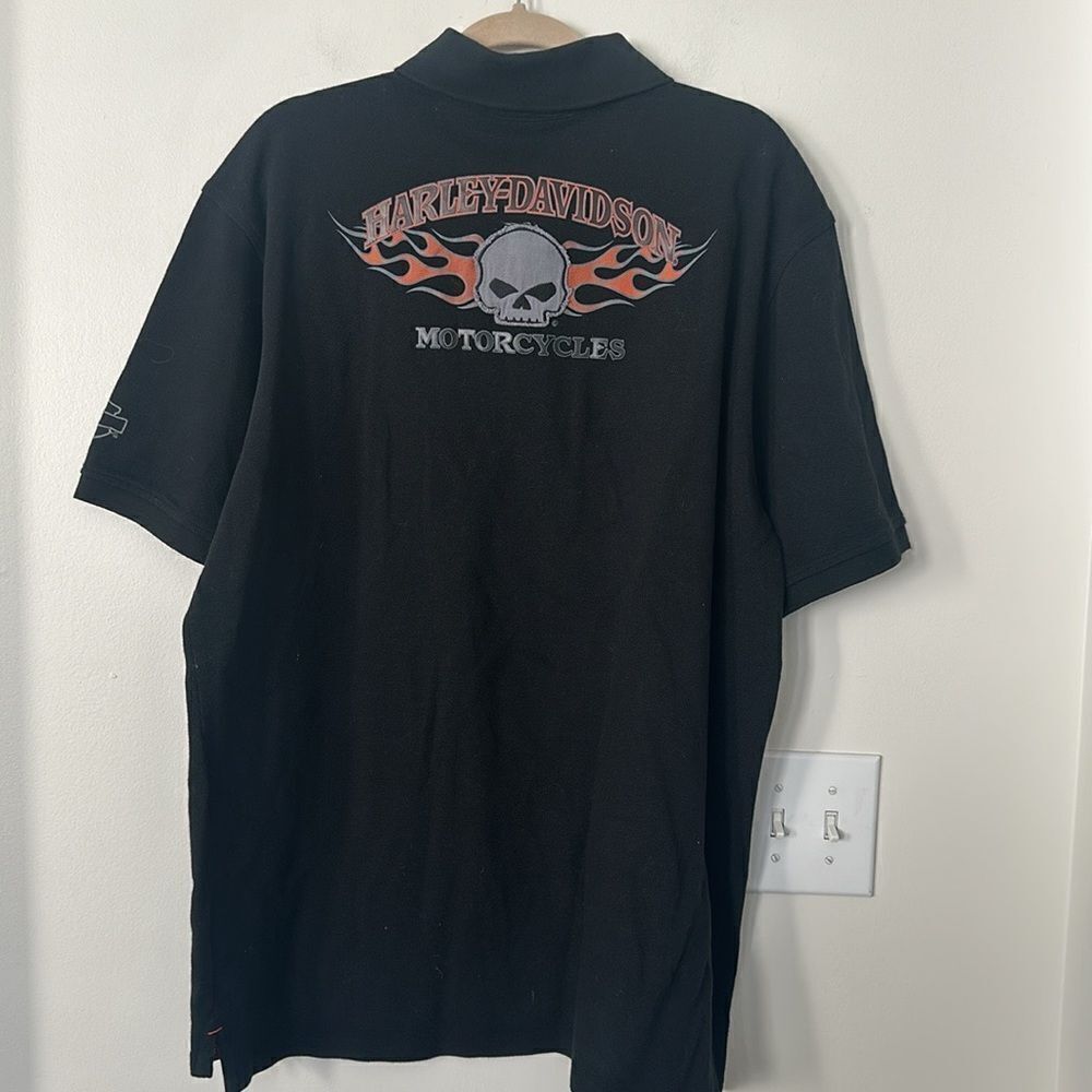 Harley Davidson Motorcycles Men’s Polo Shirt XL - Picture 4 of 7